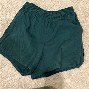 Soffe Dark Green Athletic Shorts